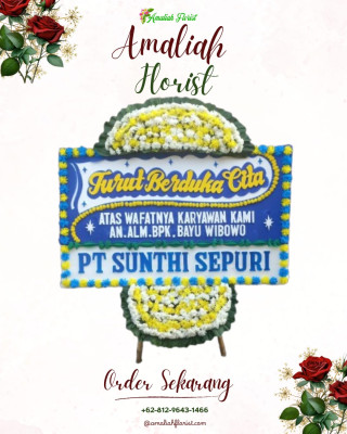 Papan Bunga Duka di Cikoneng