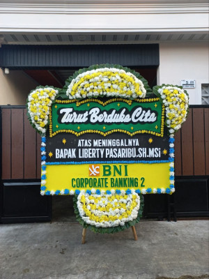 Papan Bunga Duka di Cikoneng