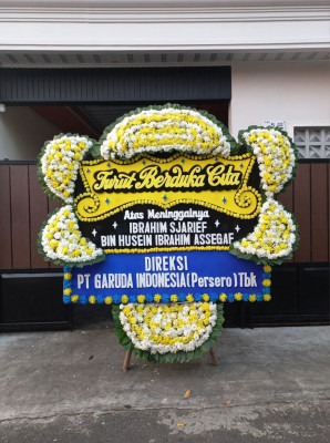 Papan Bunga Duka di Cikoneng