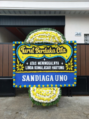 Papan Bunga Duka di Cikoneng